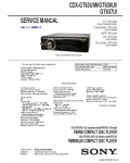 Сервисная инструкция SONY CDX-GT63UIW, 630UI, 637UI VER. 1.1 2008.11